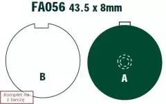 Колодки гальмівні дискові EBC FA056 для 1 диска