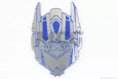 Наклейка шильдик TRANSFORMER (9х7) синя (4662B)
