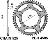 Зірка задня PBR 4549.48C45