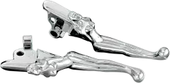 Важелі KURYAKYN LEVERS SILHOUETTE для Harley Davidson FL (0617-0068), Хром