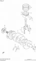 Bearing, crank gsx-r (12164-35F00-0B0)