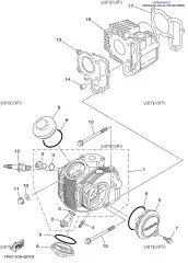 Болт (1P6-14651-00-00)