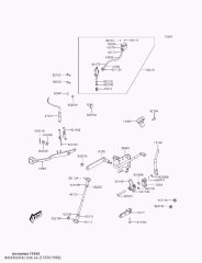 Кронштейн,CHANGE LEVER KVF300CCF (11056Y006)