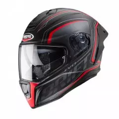 Шолом Caberg DRIFT EVO INTEGRA, Чорний матовий/Сірий/Червоний, XL