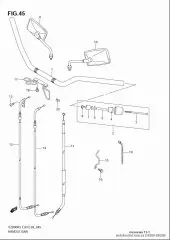Cable, throttle vz80 (58300-39G00-000)
