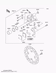 Суппорт в сборі,FR,RH KVF300-A3 (430411817)