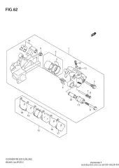 Caliper assy gsf650s (69100-38G30-999)
