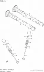 Camshaft gsx-r1000/k (12710-40F00-000)