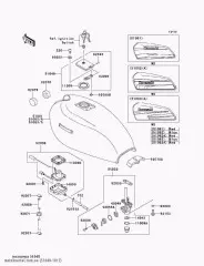 Ковпачок-в сборі-бака KH125-K3 (510481017)