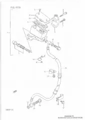 Clamp,front brake ho (59268-45C00-000)