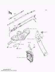 Зажим,трос дросельної заслонки ZX1000GBF (921730245)