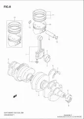 Connrod gsf1200/x- (12160-40C03-000)