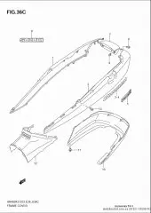 Cover, frame an400/k (47321-14G00-YC2)