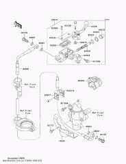 Кришка,гальма шланг,BLACK KX85A9F (1409018606D)