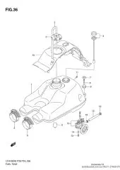 Cover,fuel tank lt-a (44271-27H00-291)