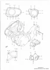Cover,sec gear case (11361-38B00-000)
