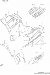 Cowling assy,under,l (94408-31E20-1HU)