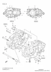 Crankcase set lt-z40 (11301-07812-000)