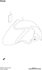 Cushion,front fender (53145-26J00-000)