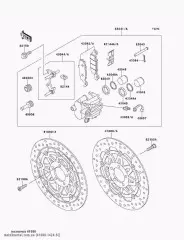 Диск, FR GRAY/SILVER ZX1100-E3 (4108014245C)