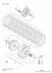 Disk, clutch rm250/k (21462-37F20-000)