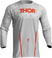 Джерсі THOR Pulse Mono, Сірий/Помаранчевий, XXXL