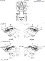 Наклейка правая (1CU-F1782-00-00)
