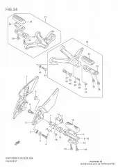 Footrest, pillion gs (43700-32F00-000)