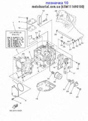 Прокладка крышки резиновая (65W-11169-01-00)