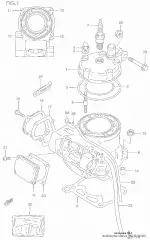 Gasket,cylinder cove (11238-42E00-000)