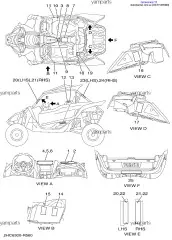 Наклейка (2HC-F15D9-00-00)