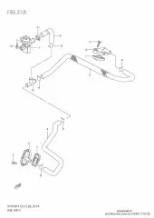 Hose,2nd air sv650/k (18461-17G10-000)