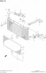 Hose oil cooler gsx1 (16460-24F01-000)