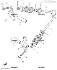Клапан Выпускной :: VALVE, EXHAUST (22K-12121-02-00)