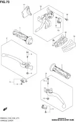 Knob,brake lock an65 (57821-26J00-000)