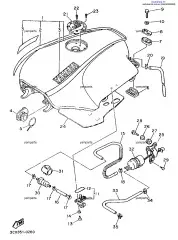 Кран Топливный в Сборе :: FUEL COCK ASSY 1 (26H-24500-00-00)