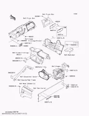Етикетка-попередження,груза BED KRF750 (560710113)