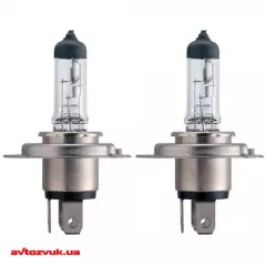 Лампа Philips H4 LongerLife 12V 60/55W комплект 2 шт. (12342ELC2)