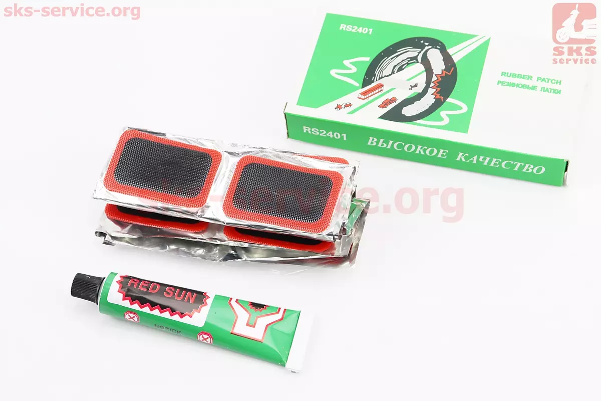 Латки камерні 24шт комплект (прямокутні), RS2401 (Red Sun)