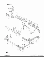 Lever assy,gear shif (25600-27A00-000)