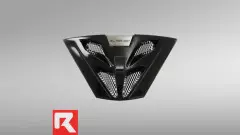 Змінний козирок до шолома LS-2 AIR VENT CHIN FF323 BLACK S-XXS, Чорний