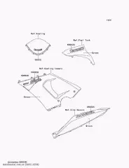 MARK,CNT COWLING,600 ZX600-N1H (560520594)