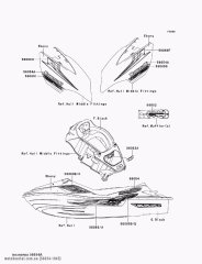 MARK,HATCH COVER,KAWASAK JT150 (560541045)
