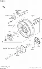 Nut,castle,18mm vz16 (K9221-01134-000)