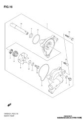 O ring,wtr pmp case (17435-12C00-000)
