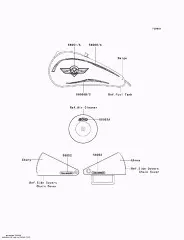 PATTERN,FUEL TANK,UPP,RH VN800 (560661852)