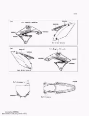 PATTERN,SHROUD,RR,LH KX450E9F (560681487)