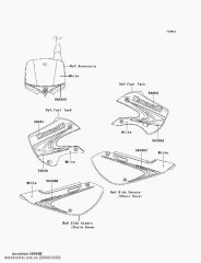 PATTERN,SIDE COVER,LH KLX110A8 (560680305)