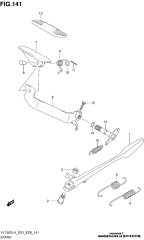 Pedal brake vlr1800/ (43110-22H10-000)
