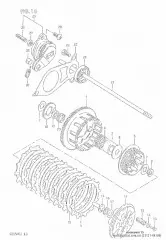 Piece sv650 gs500e (23121-44100-000)